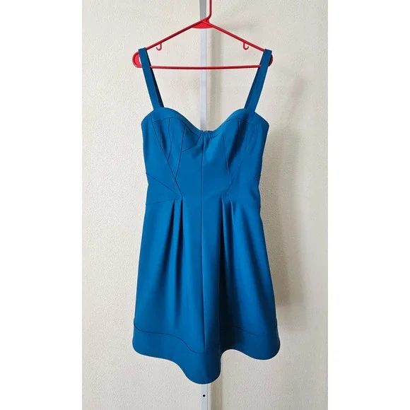 zac posen flared dress Fit & Flare Denim Mini Dress main image 0